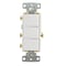 Hubbell Wiring Device-Kellems Switches and Lighting Controls, Combination Devices, Residential Grade, Decorator Series, 3) Three Way Rockers, 15A 120V AC, Side Wired, White RCD111W - alternate 2